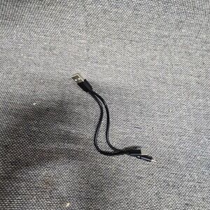 Unbranded 2-in-1 USB Cable Micro-USB‎ USB-C Splitter OS Black Excellent Charging
